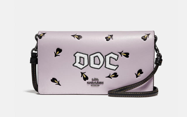 Disney X Coach Sleeping Beauty Foldover Crossbody Clutch