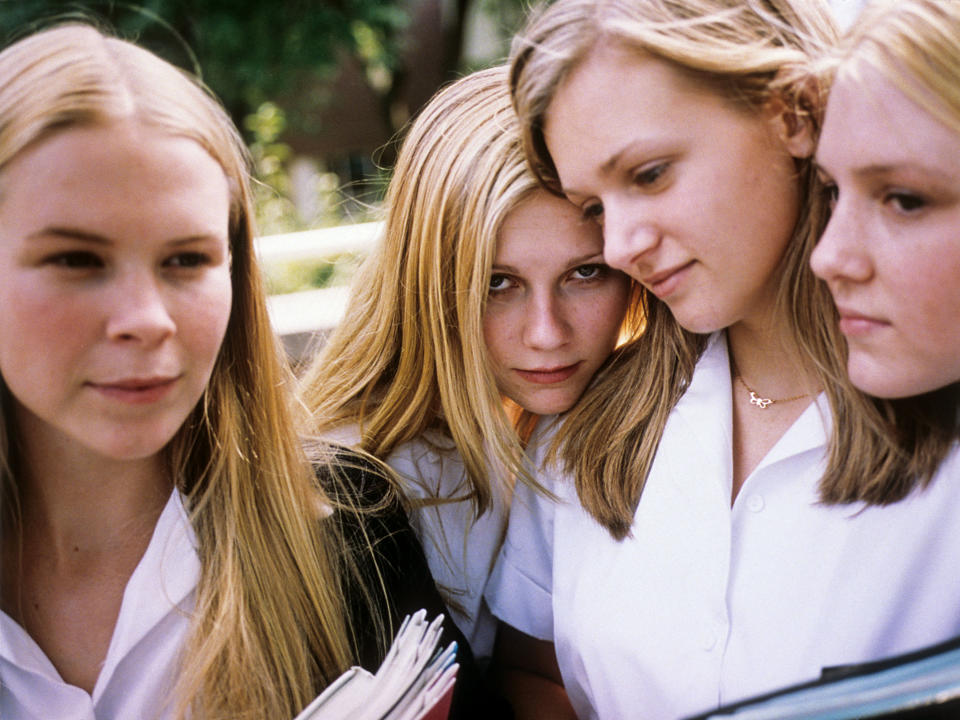 THE VIRGIN SUICIDES, Leslie Hayman, Kirsten Dunst, A. J. Cook, Chelse Swain, 1999 (image upgraded to 16 x 12 in)