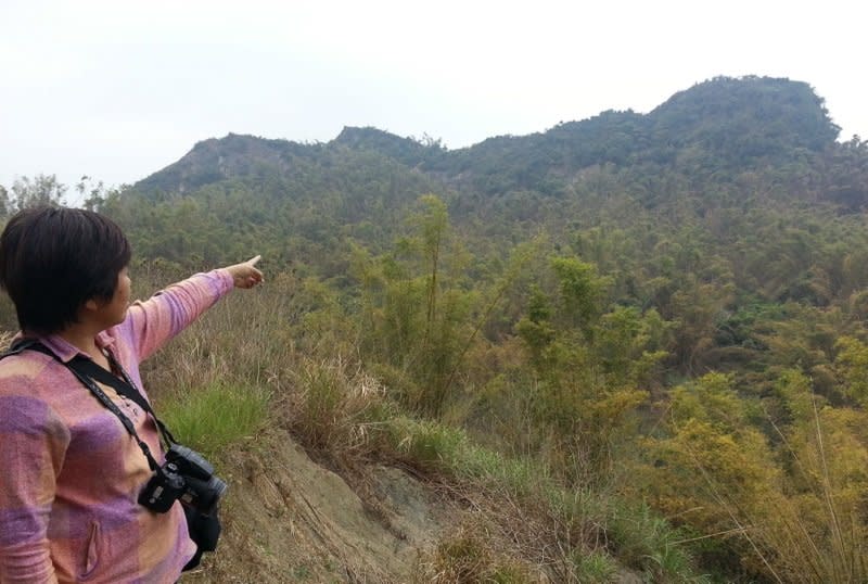 馬頭山因有清楚的馬頭身形而得名，是當地人的信仰中心。（朱淑娟提供）