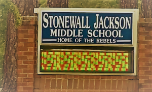  Stonewall Jackson Middle School in Hanover was renamed. (NBC12)