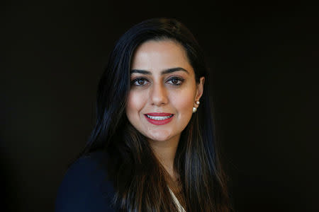 Priya Karani, Director on Equity Derivatives Trading Desk, poses for a portrait in New York, U.S., June 1, 2018. Picture taken June 1, 2018. REUTERS/Brendan McDermid