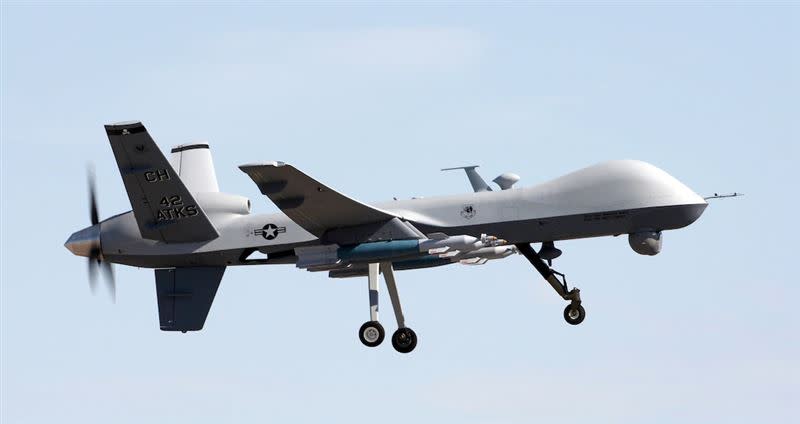  美國批准售台4架「MQ-9B無人機」。(圖／翻攝自美國空軍官網)
