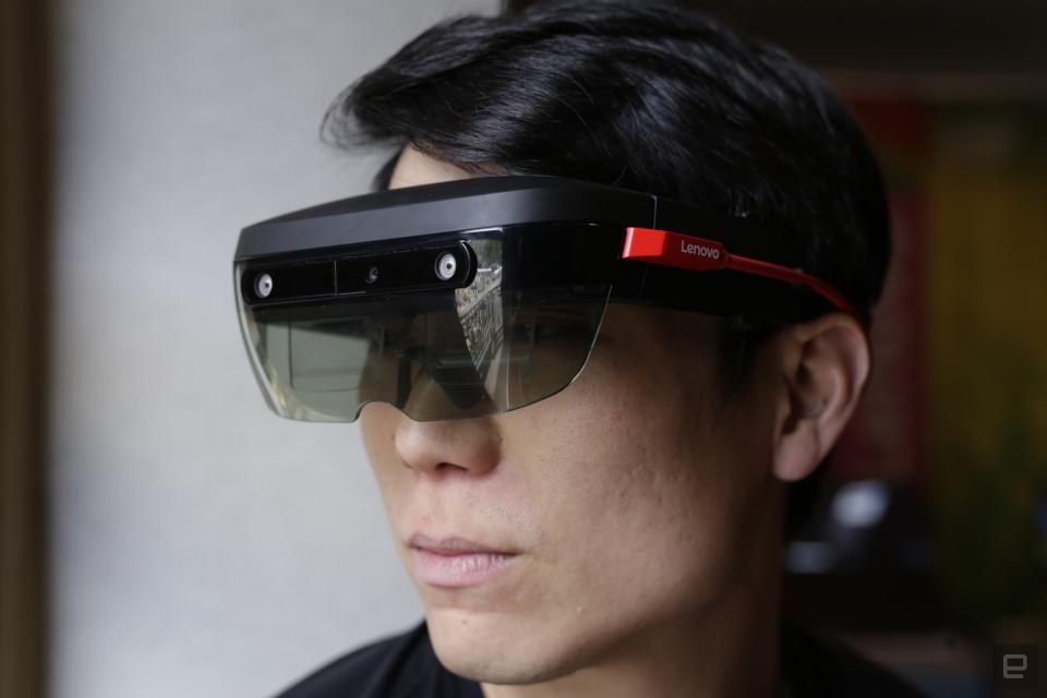 Lenovo ThinkReality AR headset

Chris Velazco / Engadget