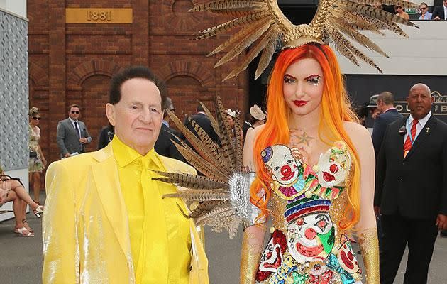 Geoffrey with his ex-wife Gabi Grecko. Source: Getty Images.