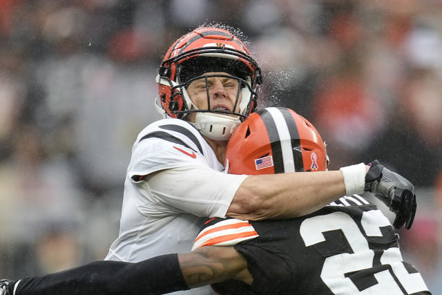 Browns blast Joe Burrow, Bengals again