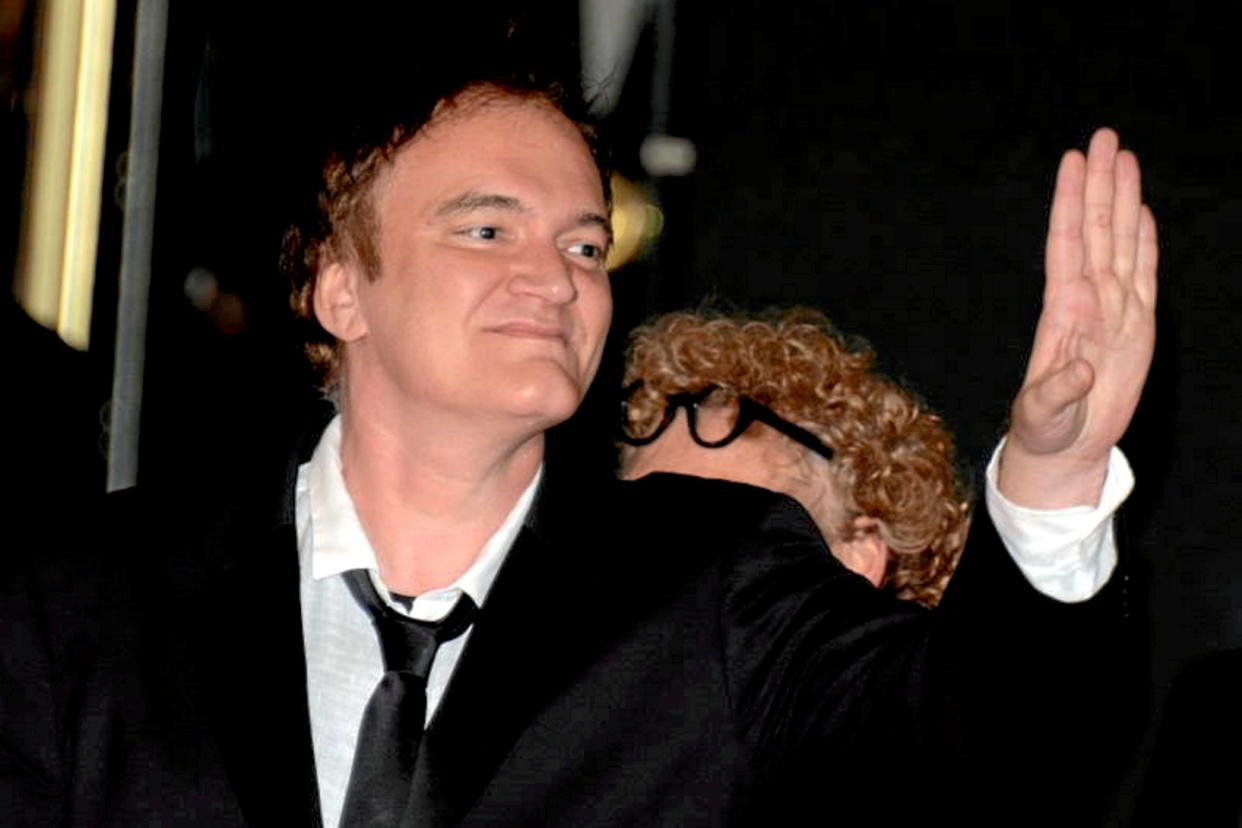 Quentin Tarantino lors de sa venue à la cérémonie des César à Paris, en 2014  - Credit:DR