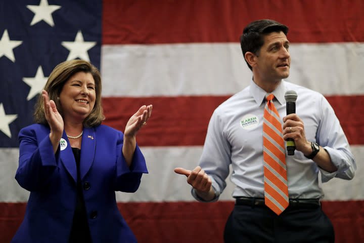 Karen Handel and Paul Ryan