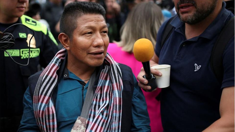 Fidencio Valencia, el abuelo de los niños sobrevivientes del accidente de avión en la selva de Colombia.