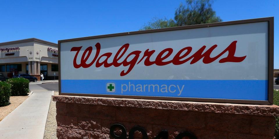 FILE- In this June 25, 2018, file photo shows a Walgreens store in Peoria, Ariz. Walgreens Boots Alliance, Inc. reports financial earns on Tuesday, April 2, 2019. (AP Photo/Ross D. Franklin, File)