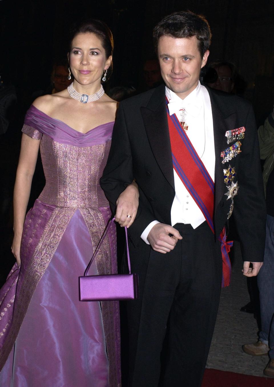 Mary Donaldson and Crown Prince Fredrick in formal attire 2004