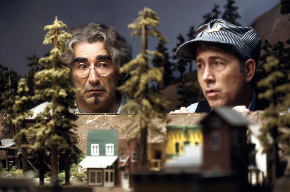 Eugene Levy and Jim Piddock in a scene from Christopher Guest's 2003 folk-music mockumentary "A Mighty Wind".