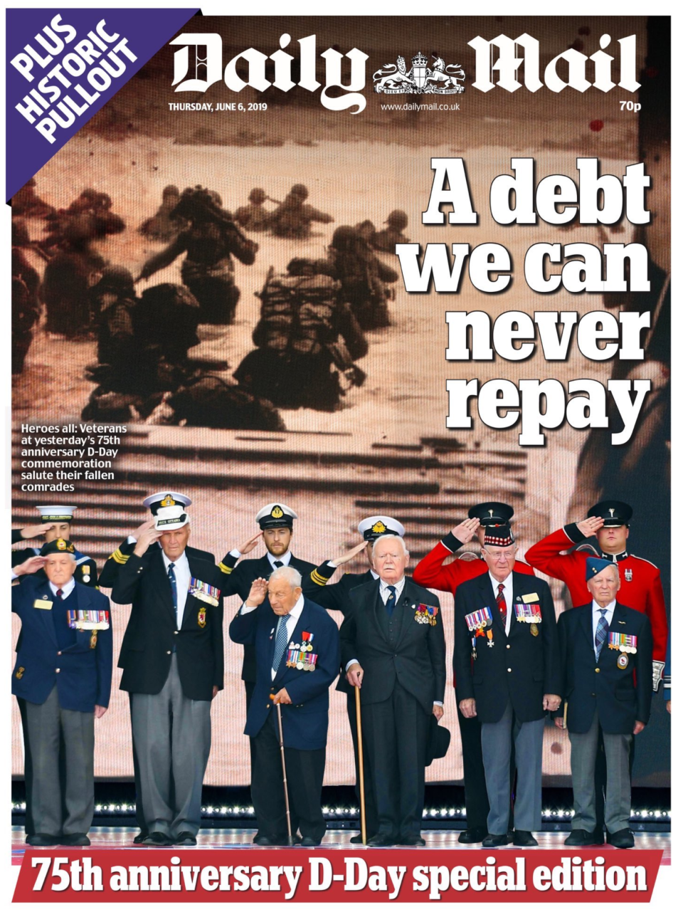 D-Day 75th anniversary: Newspaper reaction