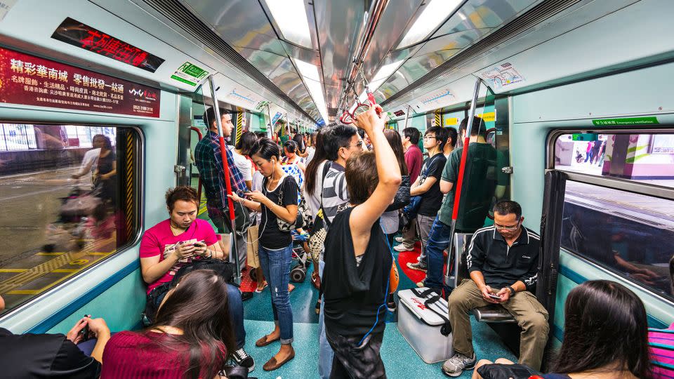 Hong Kong's ever-reliable MTR is the envy of cities around the world. - Sean Pavone/Alamy Stock Photo