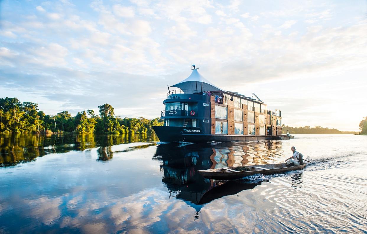 On M/V Aria passengers can get up close to sloths, piranhas and plenty more - Richard Mark Dobson