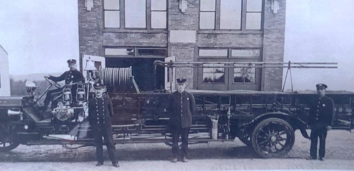 Elmira Fire Station No. 5 was built in 1911 and originally designed for horse-drawn fire apparatus.