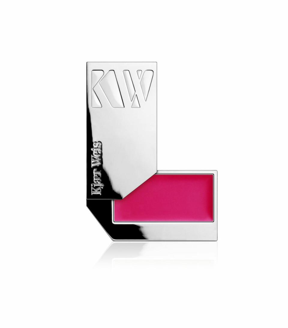 This exclusive bright fuchsia shade is perfect for date night. Try pairing it with a pale pink blush and volumizing mascara. Kjaer Weis Lip Tint in Rapture ($49)