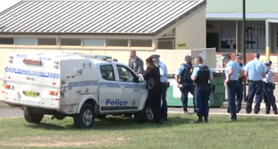 Police investigate at Wattawa Heights Public School in Bankstown as boy remains critical after alleged attack during game.