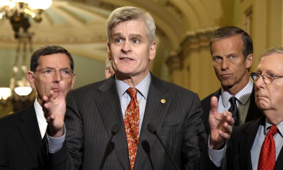 Republican senator Bill Cassidy: the subject of Jimmy Kimmel’s ire.