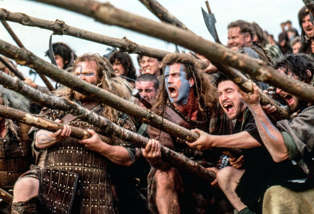 Mel Gibson directs and stars in the 1995 favorite 'Braveheart' (Photo: Andrew Cooper / TM and Copyright (c) 20th Century Fox Film Corp. All rights reserved. Courtesy: Everett Collection)