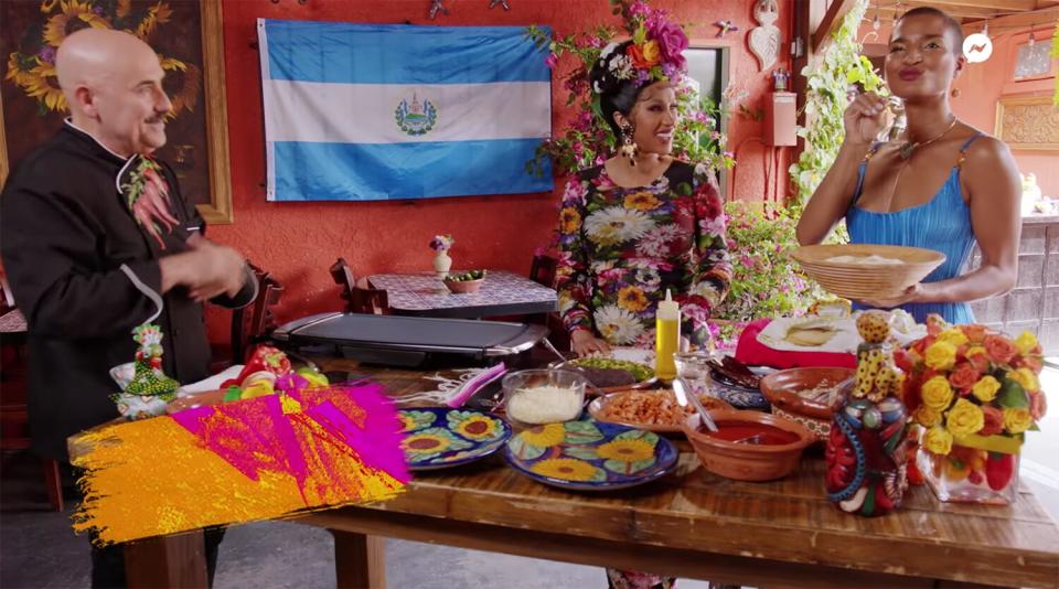 Cardi B and Indya Moore Taste Latin American Food