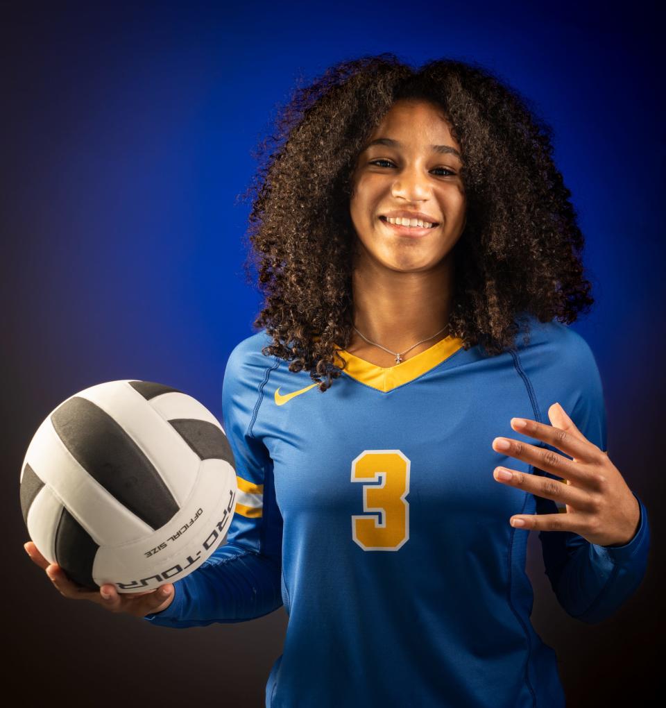 Anderson senior outside hitter Jazmine Gaston will continue her education and athletic career at the University of Louisiana. She considered going to a Big Ten or Pac-12 school before deciding she wanted to go somewhere that was most comfortable for her.