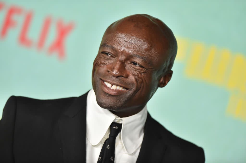 Seal attends the Los Angeles Premiere of "The Harder They Fall" at Shrine Auditorium and Expo Hall on October 13, 2021 in Los Angeles, California.