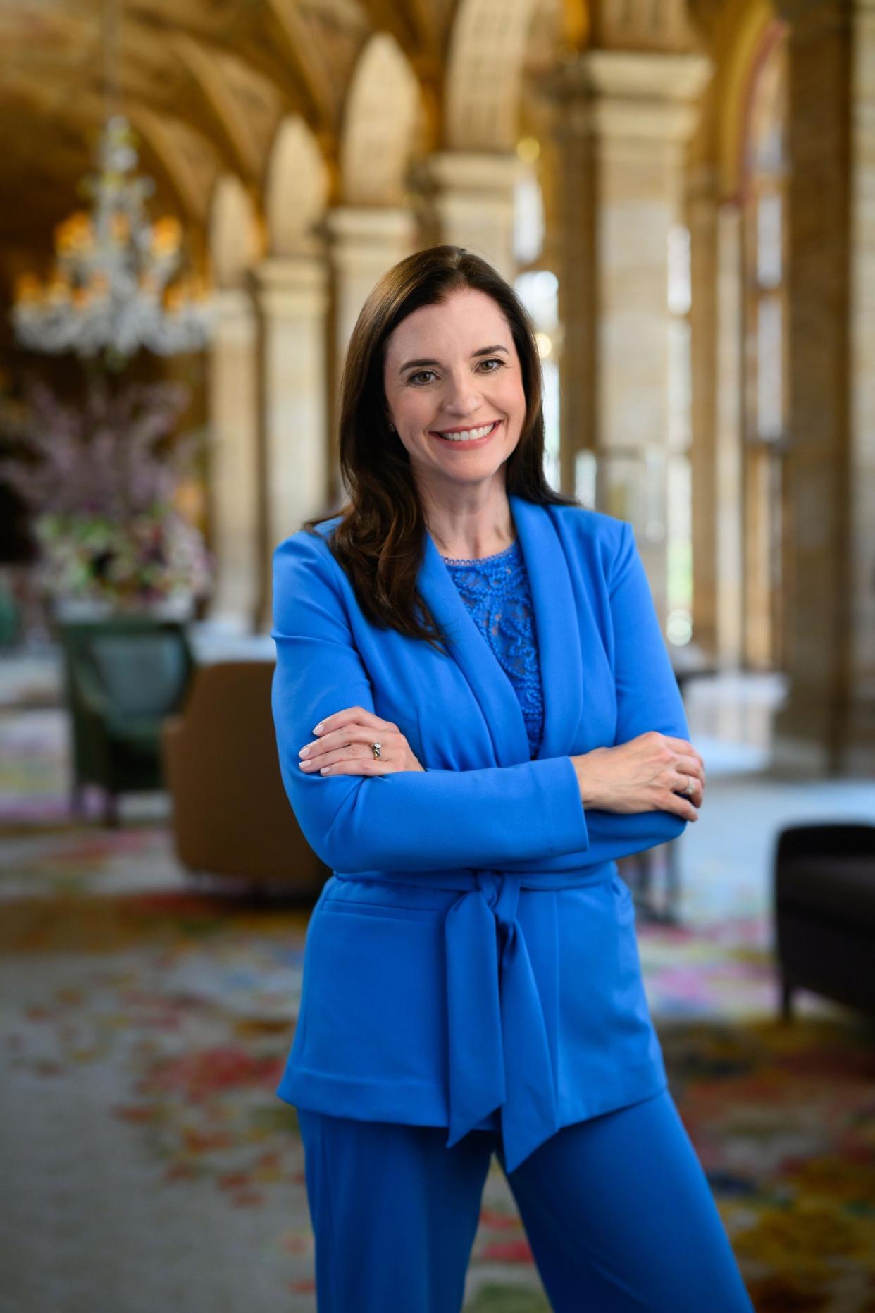 Tricia Taylor has been named president of The Breakers Palm Beach. She is the first woman in the resort's history to serve in that role.