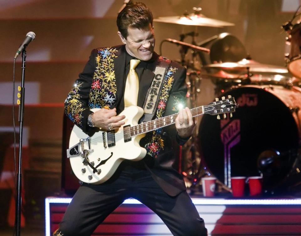 Chris Isaak will play at the Ironstone Vineyards Amphitheatre.