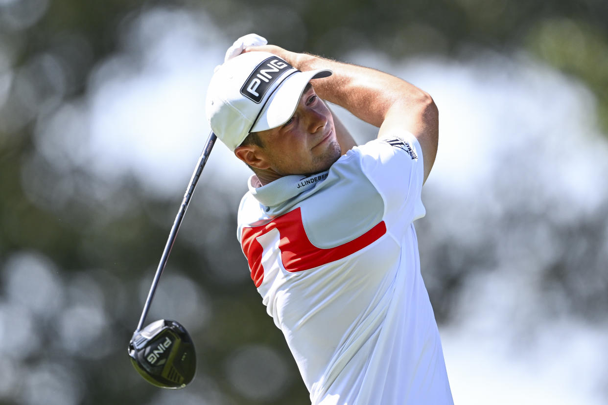 Viktor Hovland took the third spot on the European Ryder Cup team on Tuesday, joining Jon Rahm and Rory McIlroy. 