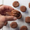 <p>Simply stir together 3 ingredients to make these super easy cookies.</p><p><strong>Recipe: <a href="https://www.goodhousekeeping.com/uk/food/recipes/a33543216/3-ingredient-nutella-sandwich-cookies/" rel="nofollow noopener" target="_blank" data-ylk="slk:Nutella Sandwich Cookies;elm:context_link;itc:0;sec:content-canvas" class="link ">Nutella Sandwich Cookies</a></strong></p>
