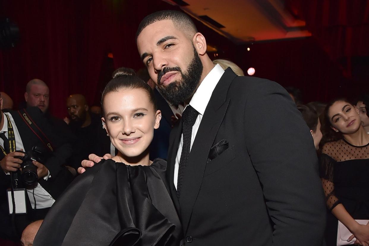 BFFs: Brown boasted over her friendship with Drake: Getty Images