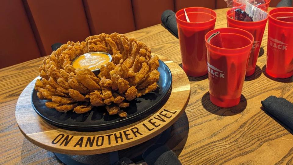 Outback Steakhouse’s famous Bloomin’ Onion