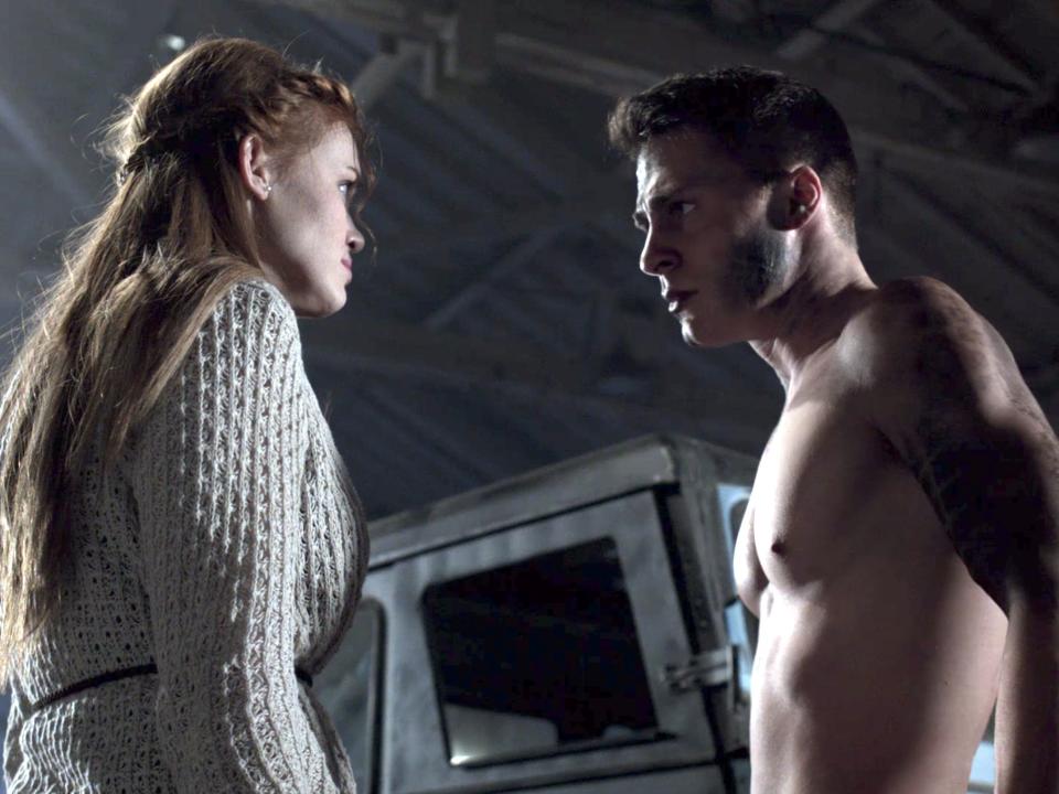 Holland Roden and Colton Haynes in season two of "Teen Wolf."