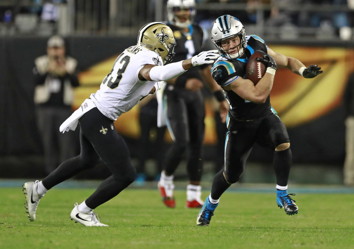 Carolina Panthers running back Christian McCaffrey said he wants to touch the ball as much as possible in 2019. (AP)