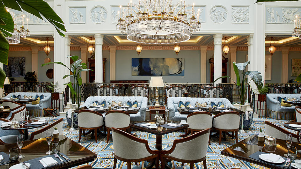 The dining area at The Lanesborough.