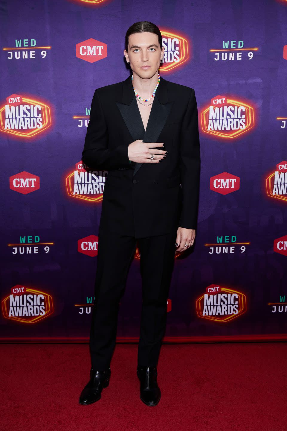 franklin, tennessee in this image released on june 9th 2021, paul klein of lany poses for the 2021 cmt music awards at the park at harlinsdale farm in franklin, tennessee broadcast on june 9, 2021 photo by john shearer2021 cmt awardsgetty images for cmt