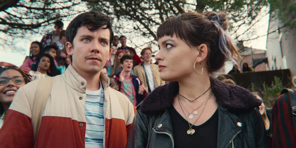 asa butterfield, emma mackey, sex education season 3