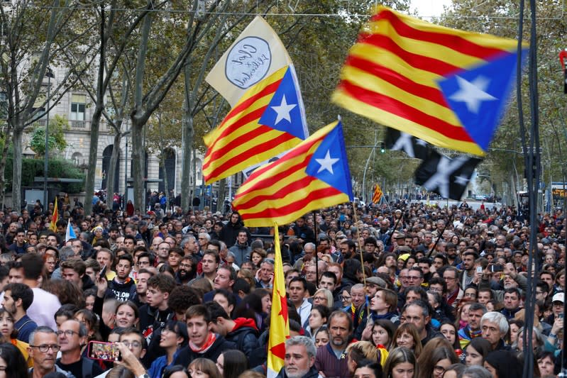 Democratic Tsunami calls for protest in central Barcelona