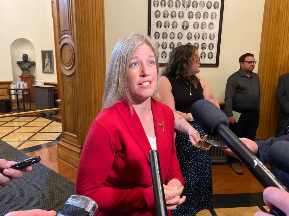 Liberal Leader Susan Holt suggested Wednesday that changes to the governance structure of district education councils was part of the government's plan to alter sex education curriculum.