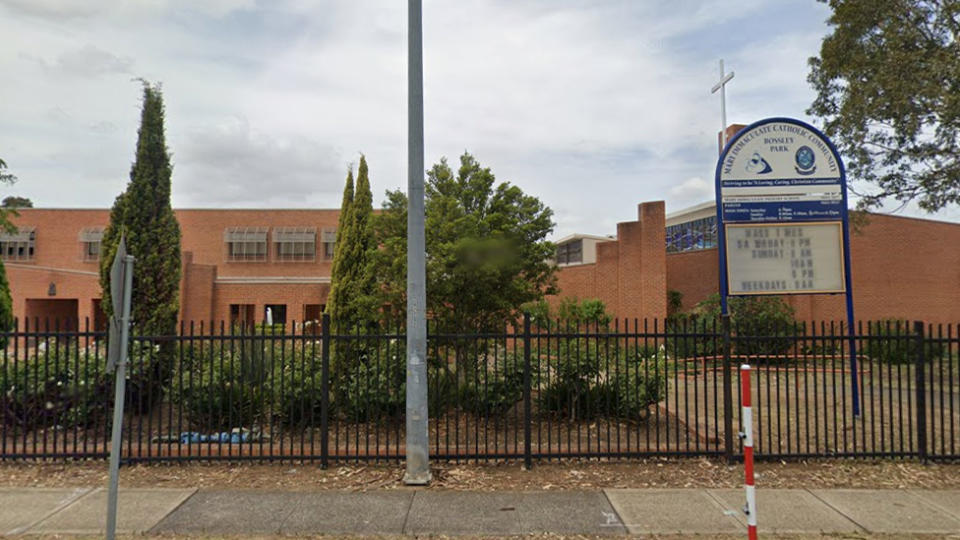 Pictured is Mary Immaculate Catholic Primary School in Bossley Park. Source: Google Maps