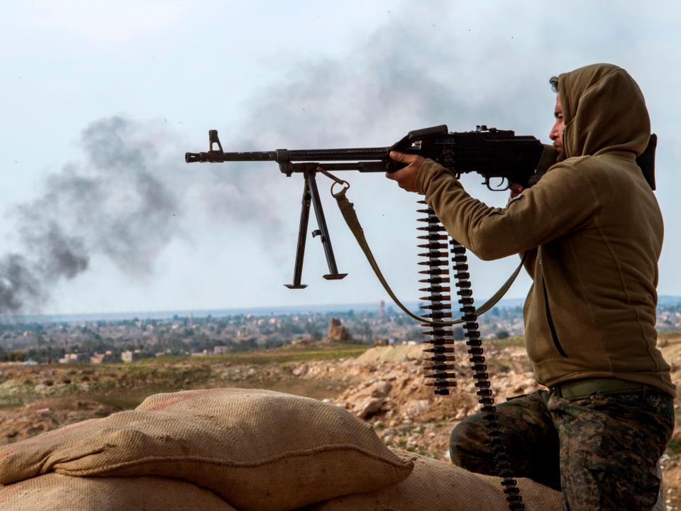 Isis caliphate on brink of defeat as Syrian forces take control of jihadist tent city