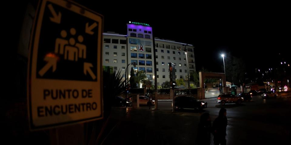 The exterior of the Malaga Regional University Hospital