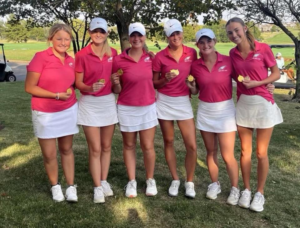 The Maize girls golf team, led by individual medalist Kinslea Jones, qualified for the Class 6A state tournament on Monday.