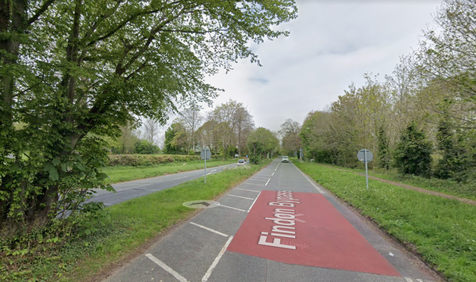 The altercation happened on the A24 at Findon, in Sussex. (Google Maps)