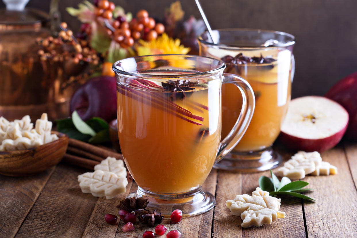 Mulled cider, a cousin to mulled wine, is a flavorful drink bartenders describe as a 