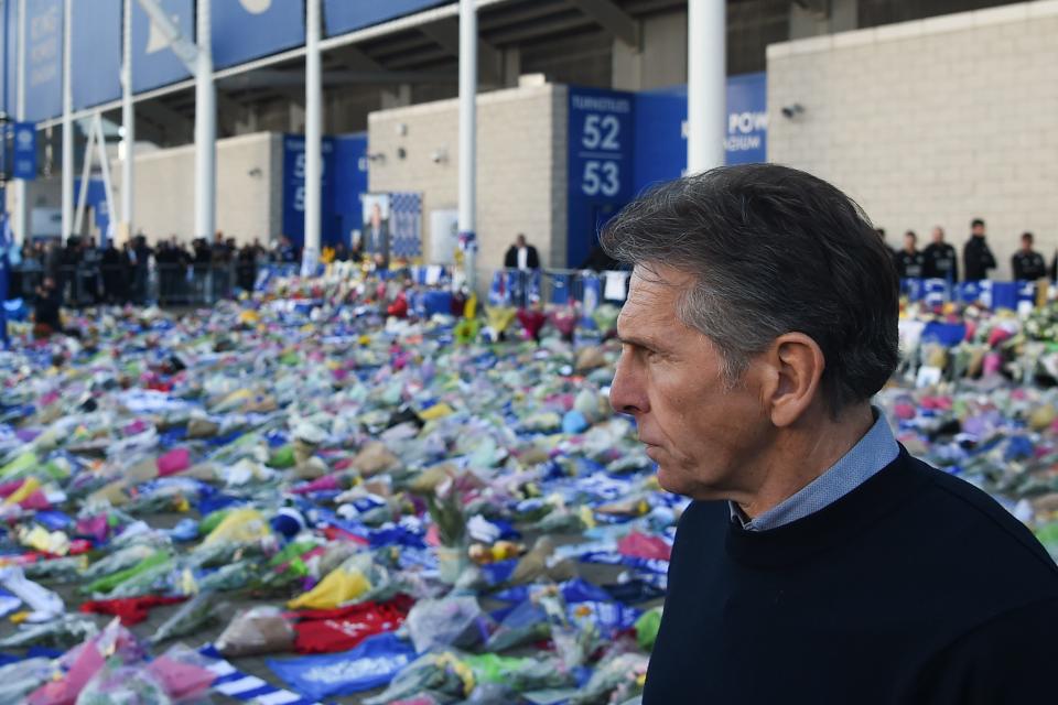 Leicester manager Claude Puel (Photo by Mike Egerton/PA Images via Getty Images)