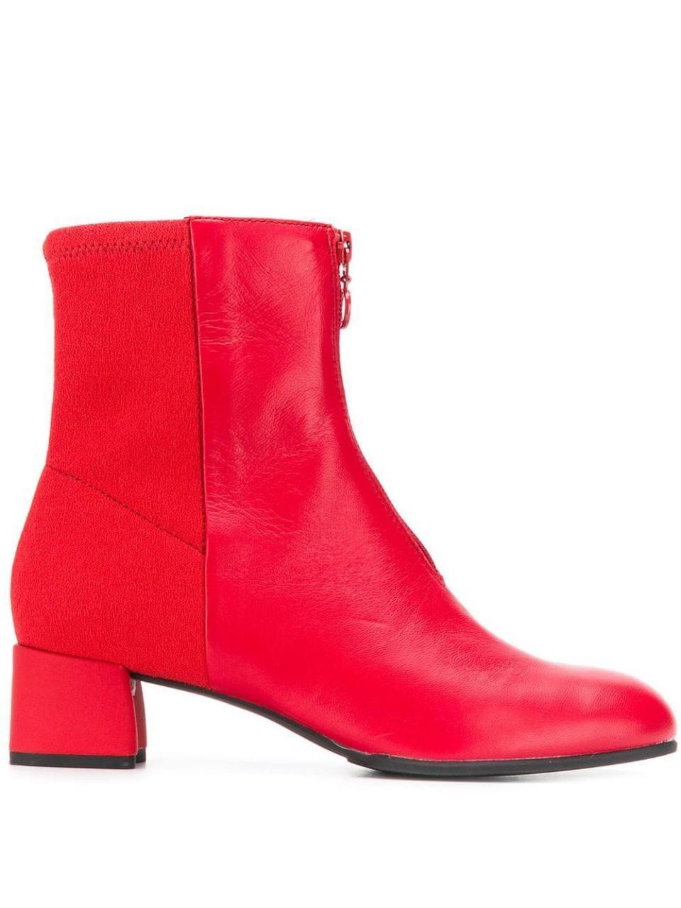 Shop the Look: Red Leather Boots