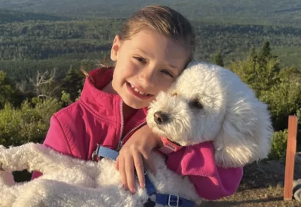 Hallie Oldham, 9, died after a wild storm  brought trees falling down on her  family campsite (GoFundme)