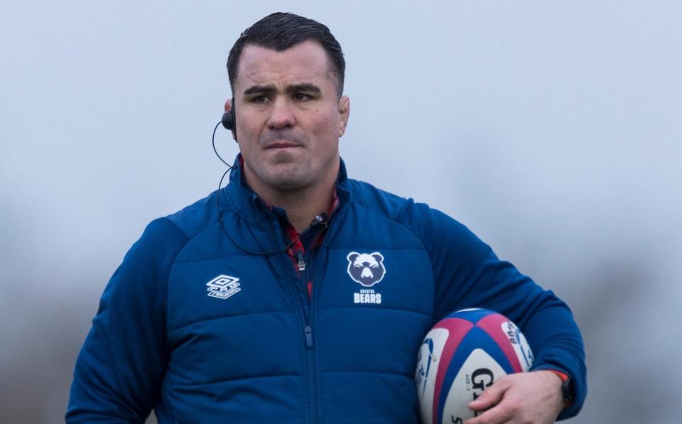 NOVEMBER 28: Bristol Bears' Director of Rugby Dave Ward during the Women's Allianz Premier 15s match between Bristol Bears Women and Wasps Women at Shaftesbury Park on November 28, 2021 in Bristol, England - Saracens get the better of Bristol Bears in Premier 15s' battle of the unbeaten sides - GETTY IMAGES