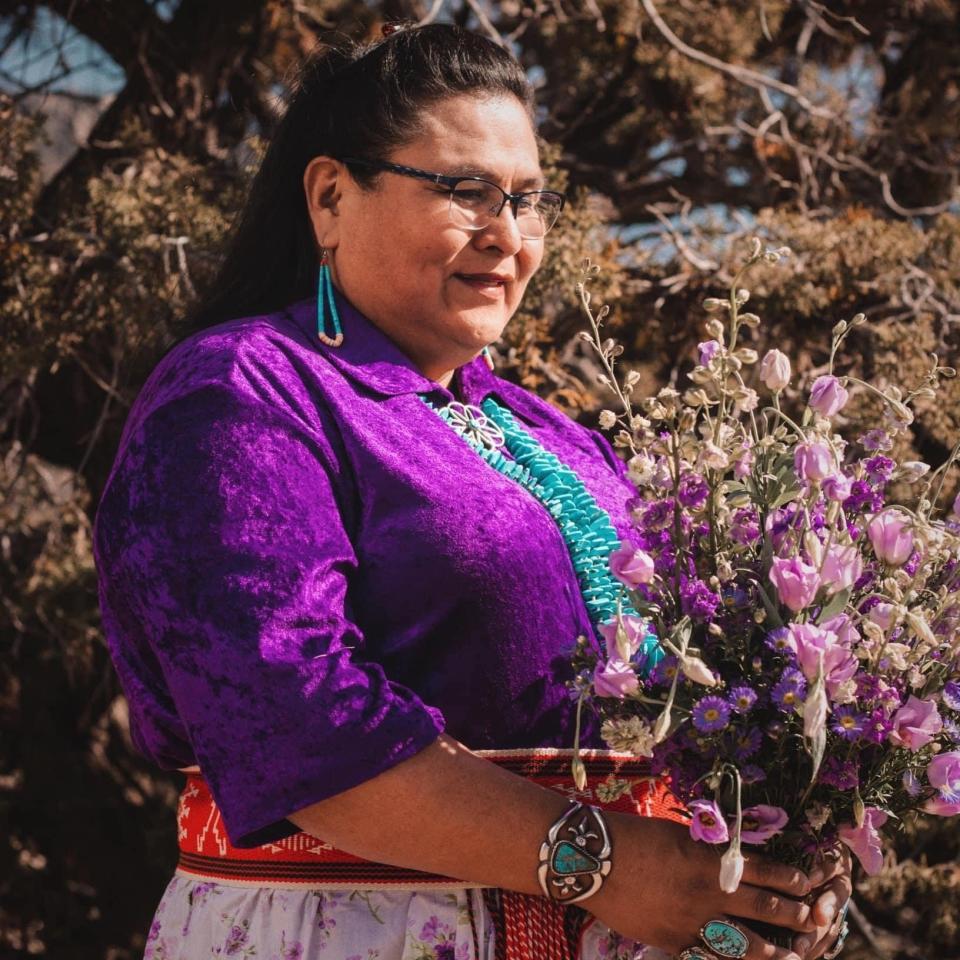 Mattee Jim – of the Zuni People Clan and born for the Towering House People Clan – is Diné, of the Navajo tribe, is a Native transgender woman – not Two-Spirit.